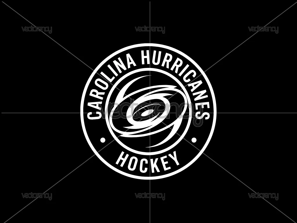 Circle Logo Hockey Caroline Hurricanes