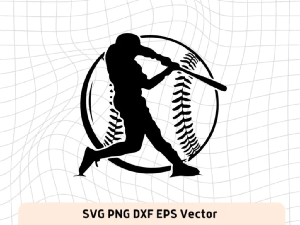 Player Ball Cool Baseball SVG