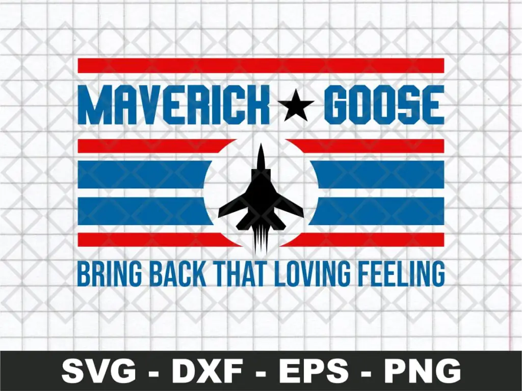 Maverick Goose SVG Cut Files For Cricut