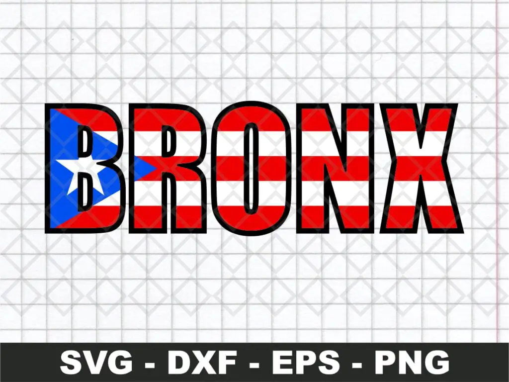 Puerto Rico Rican Bronx SVG