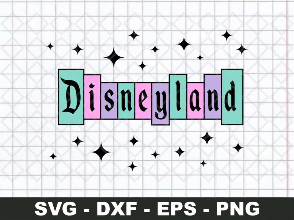 Park Sign SVG Disneyland