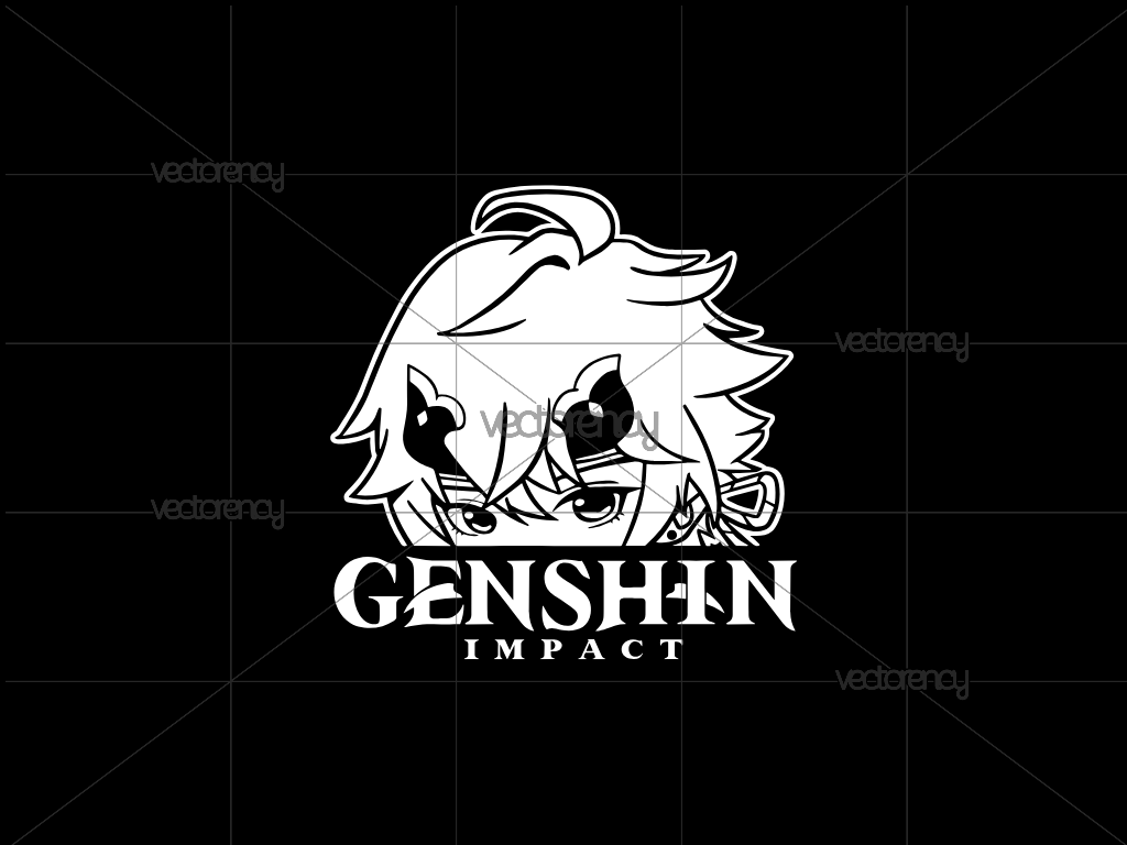 Thoma Genshin Impact Character SVG