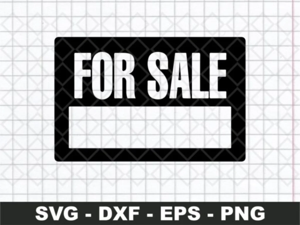 For Sale Sign SVG