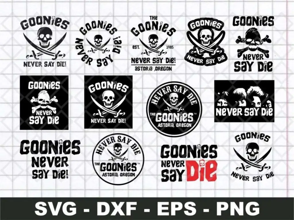 Goonies Never Say Die SVG