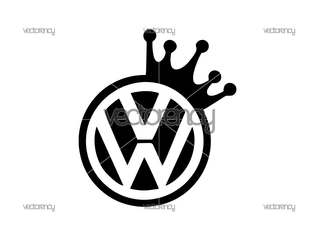 VW King SVG Logo
