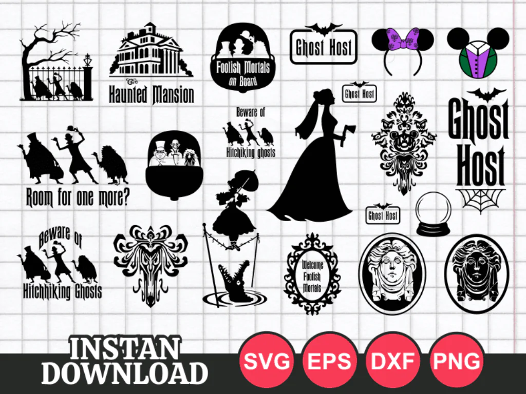 Haunted Mansion SVG Bundle