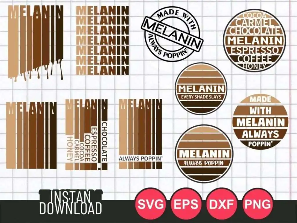 Melanin SVG Bundle