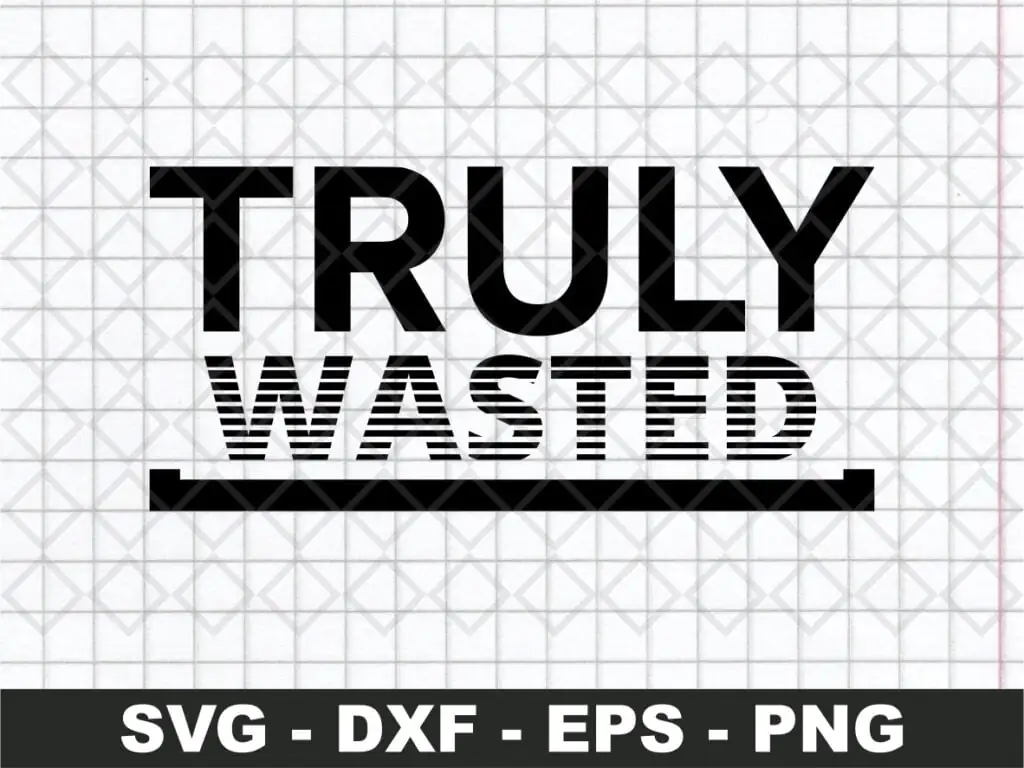 Truly Wasted SVG