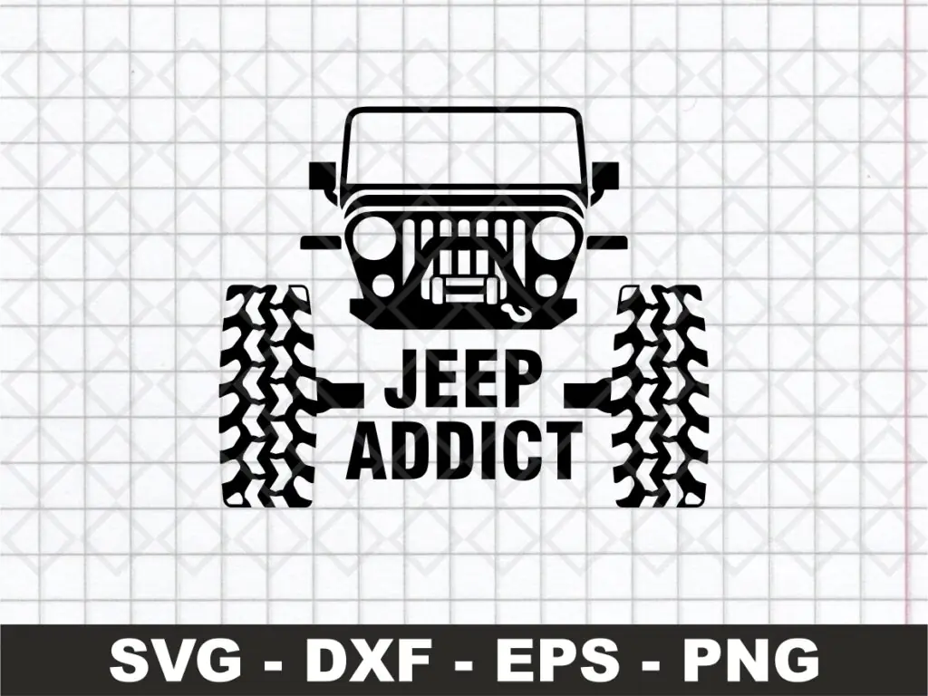 Jeep Addict SVG