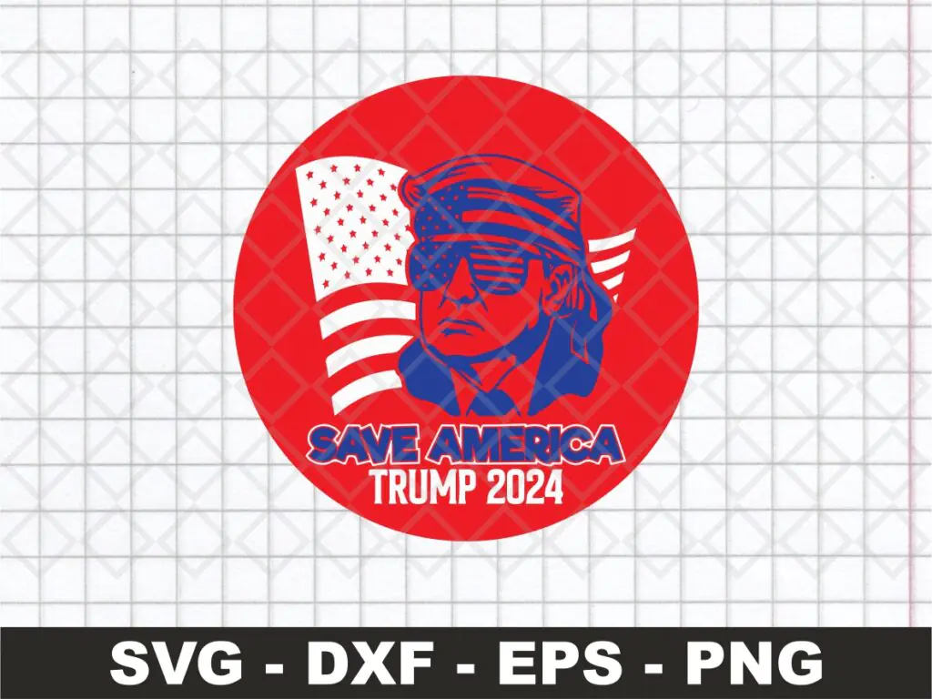 Save America Trump 2024 SVG