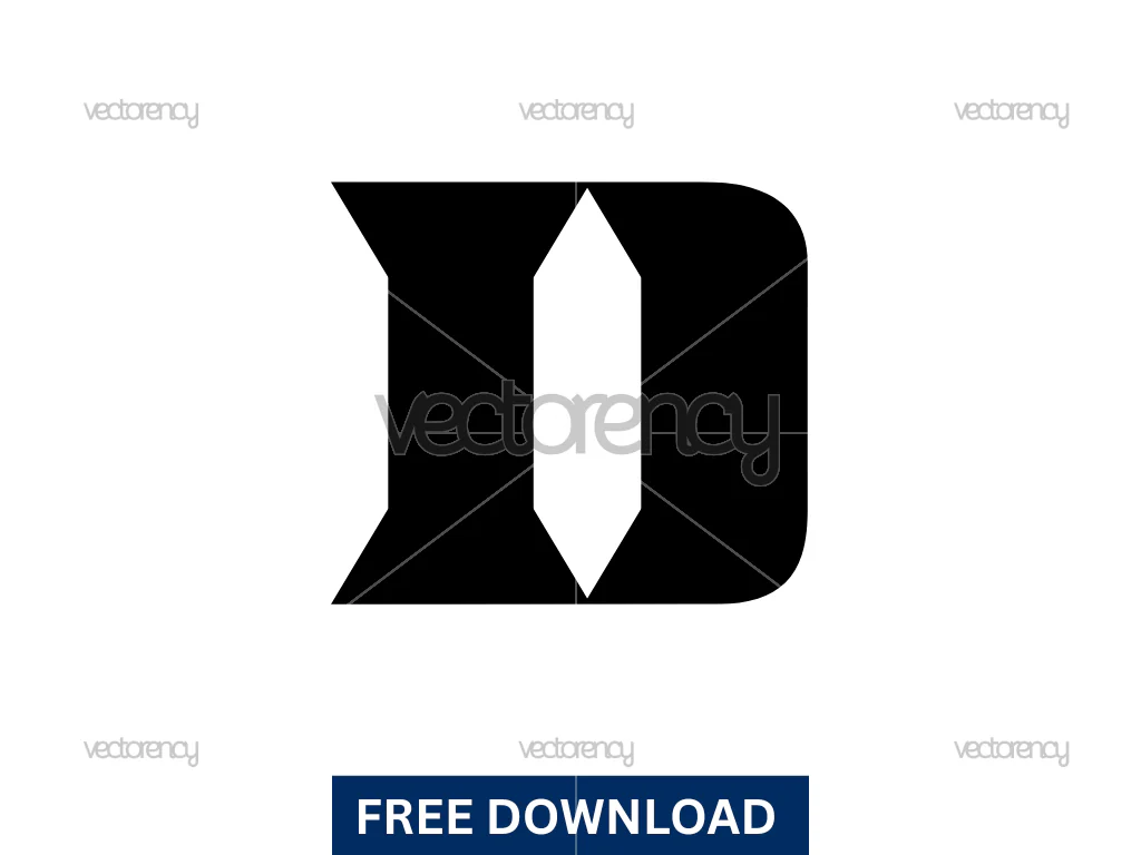 Duke Devils Logo SVG Black Free