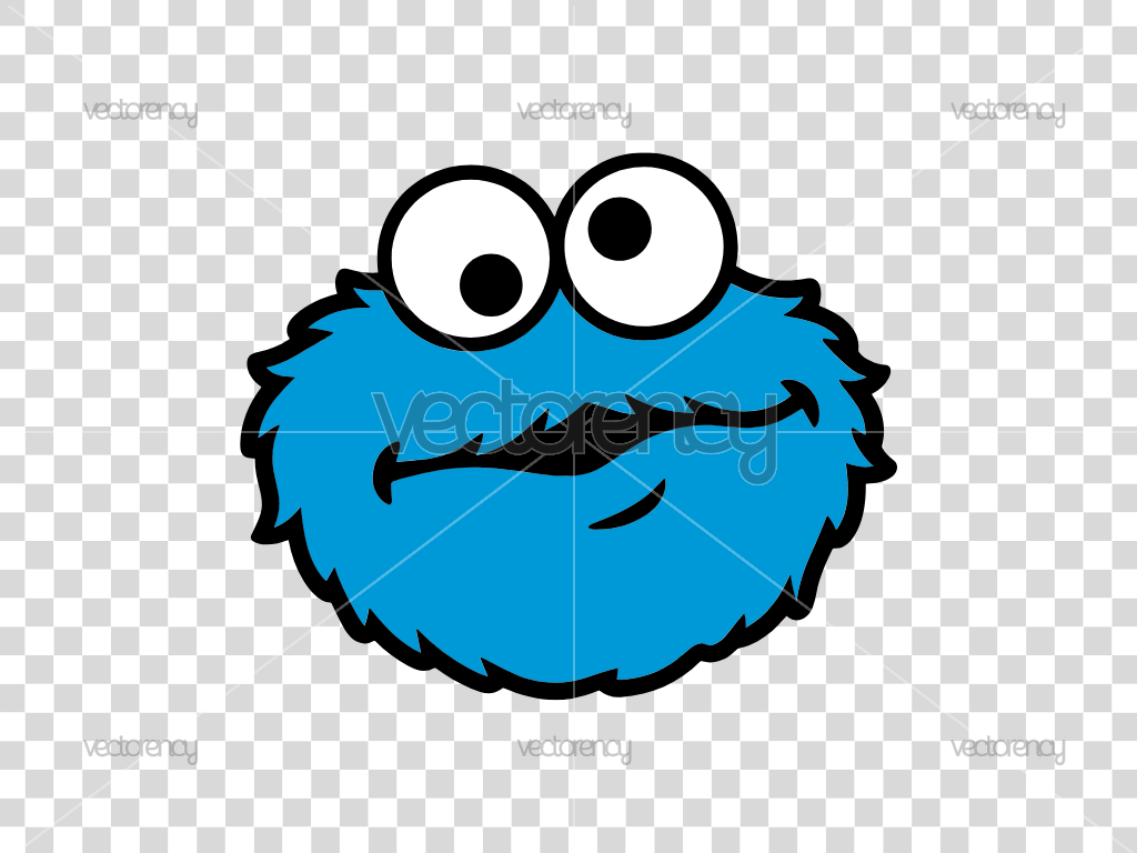 Cookie Monster Confused Head Face
