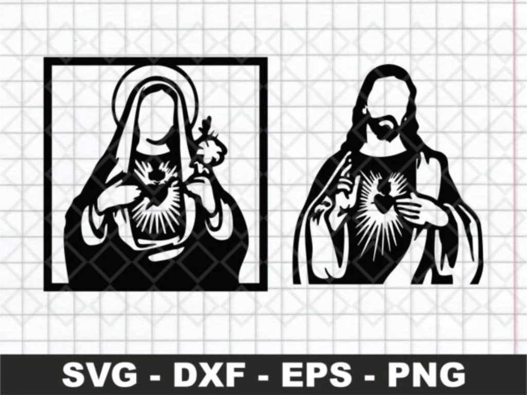 Virgin Mary SVG Jesus Clipart