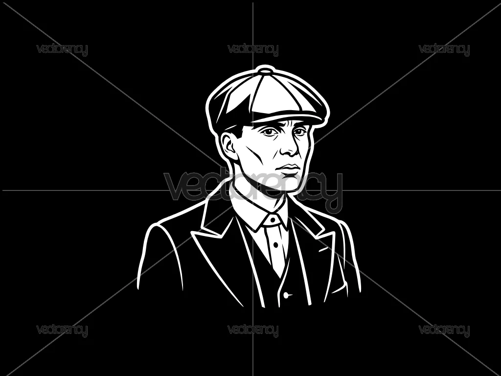 Peaky Blinders Vector Image SVG DXF PNG EPS