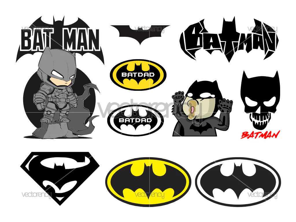 Batman SVG Bundle Premium Vector