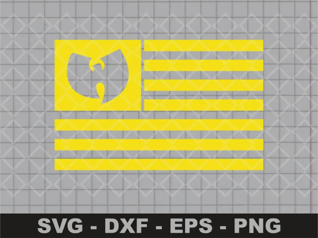 Wu Tang SVG Clan Logo Stripe, Wu Tang Hip Hop