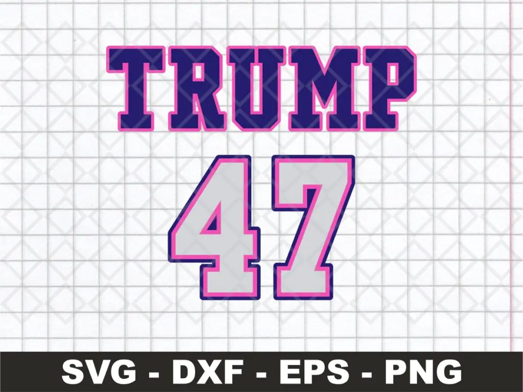 Trump 47 T-Shirt Design File Download