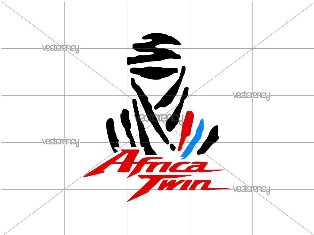 Honda Africa Twin Dakar Logo SVG