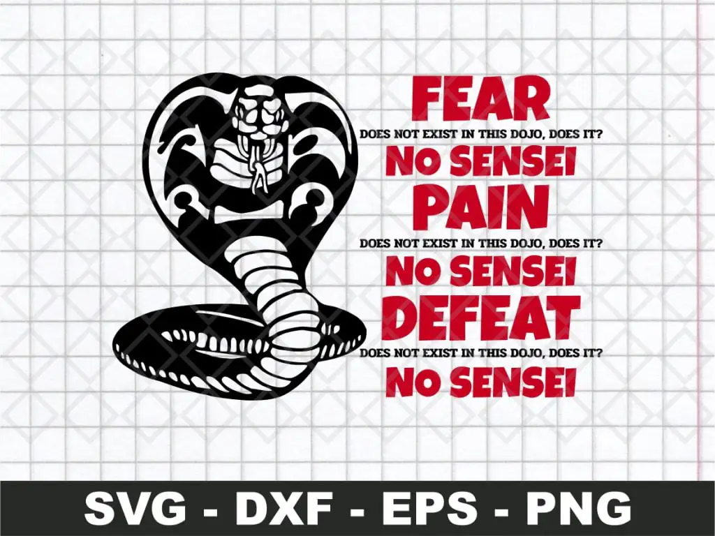 Fear Does Not Exist In This Dojo SVG