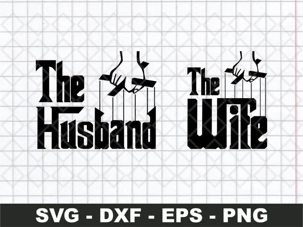 The Husband & The Wife Logo SVG