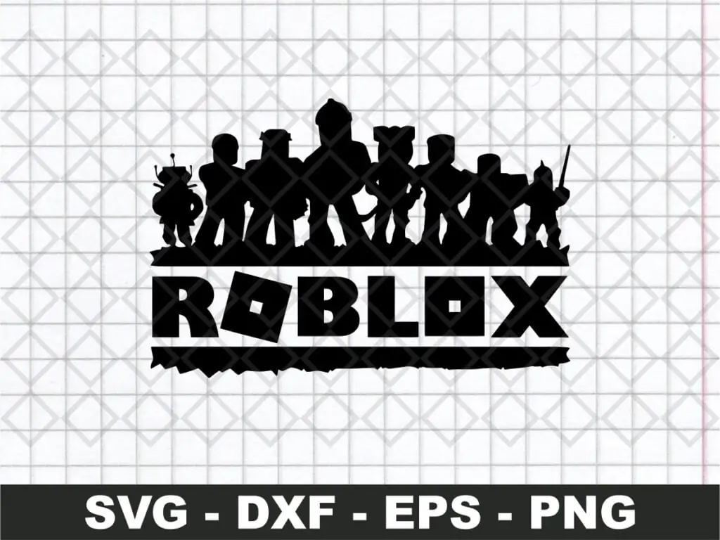 Roblox SVG Cricut Cut File