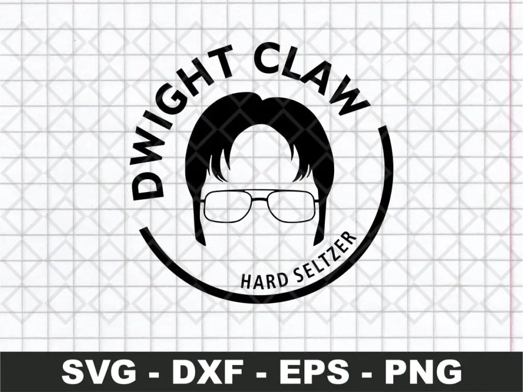 Dwight Claw SVG Hard Seltzer Cut Files SVG PNG EPS DXF Cricut File