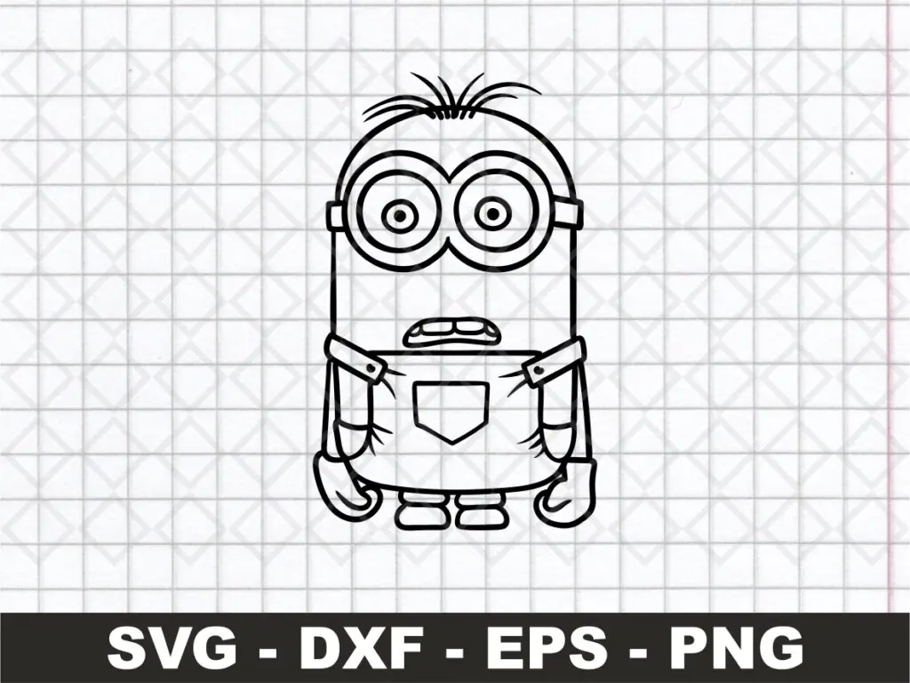 Minion Outline for Cricut SVG