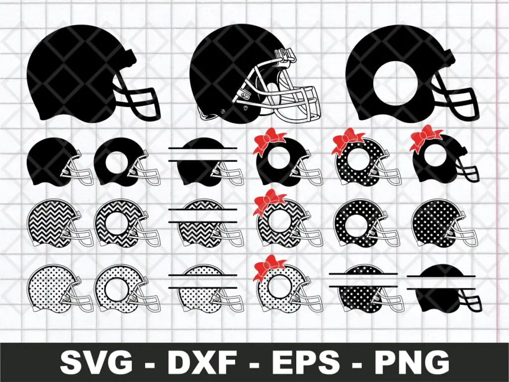 Football Helmet SVG Bundle