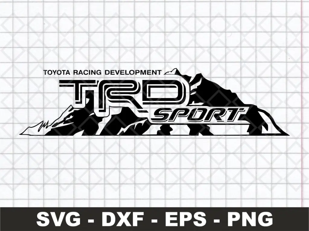 Toyota TRD Sport SVG Vector