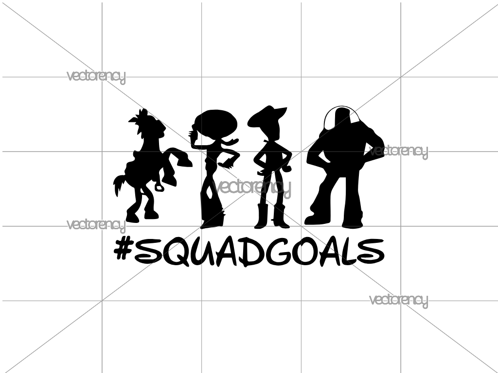 Toy Story Squadgoals SVG Free