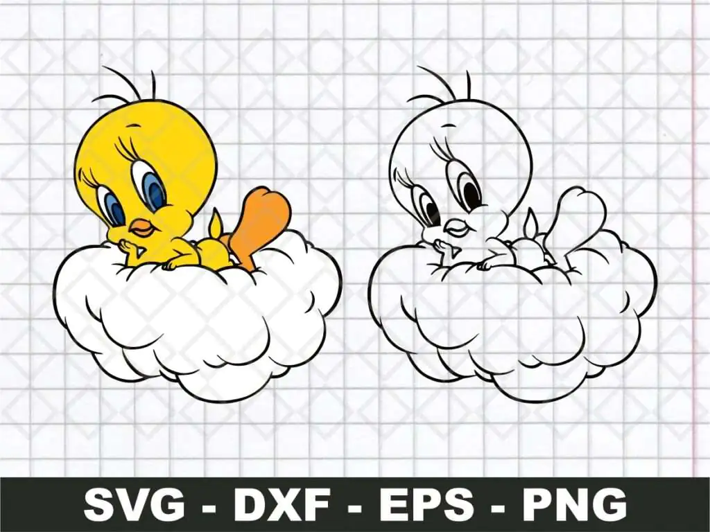 Disney SVG Tweety Bird SVG Cut File