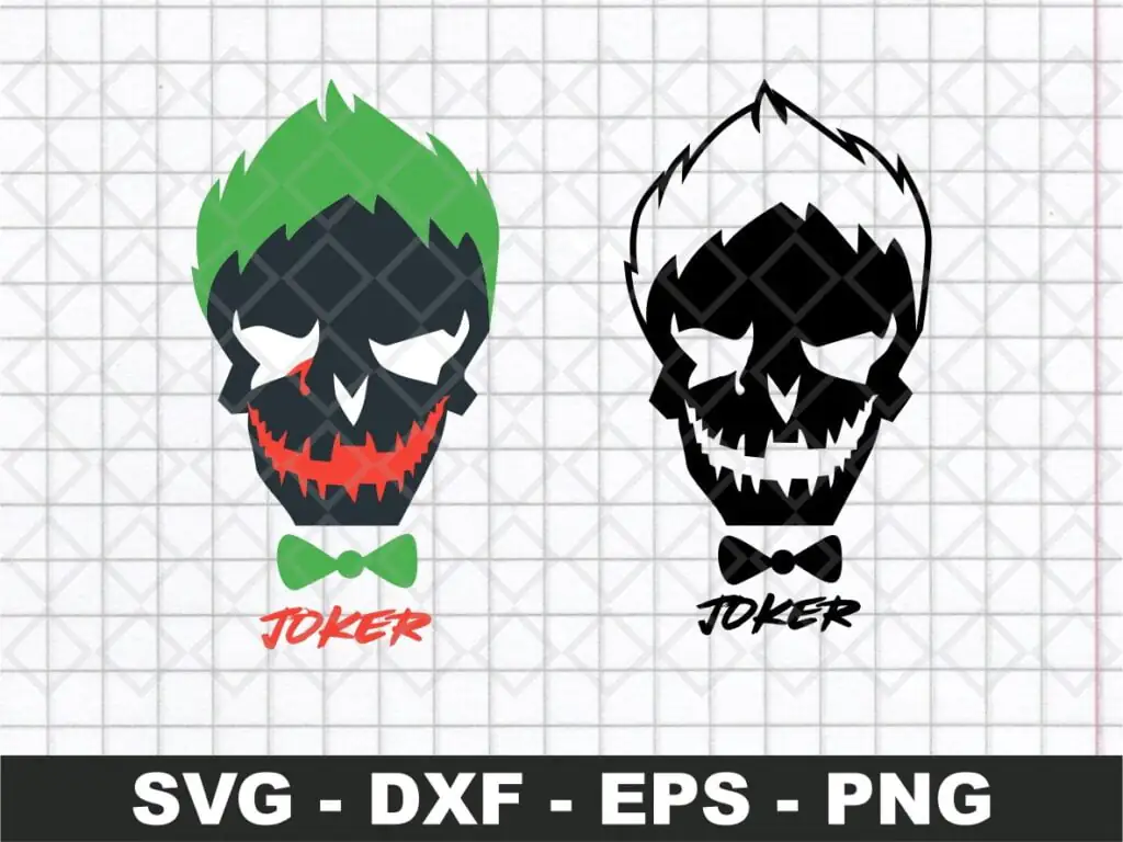 Joker Suicide Squad Logo SVG Cricut Silhouette