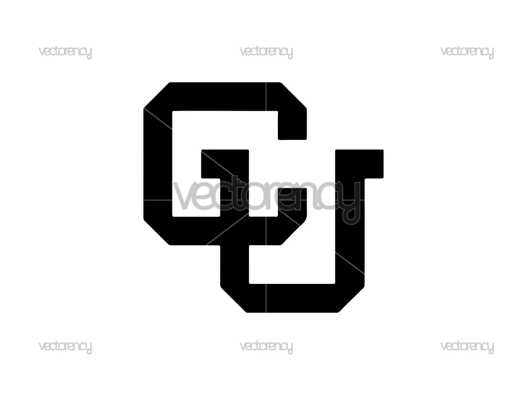 Colorado Buffaloes Stencil SVG