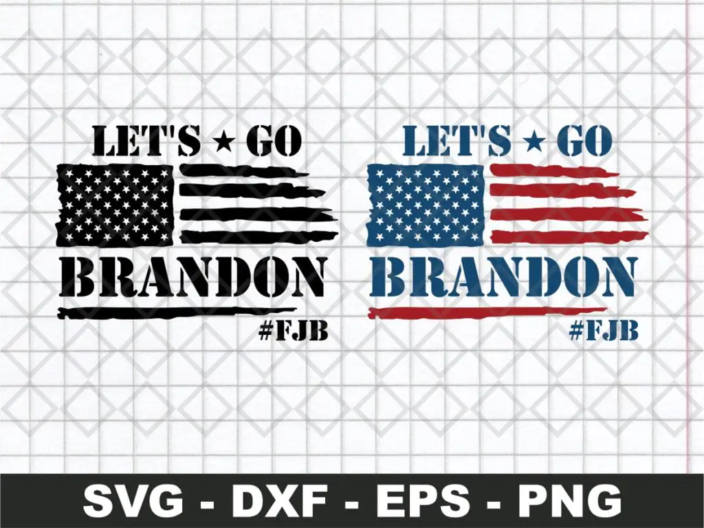 FJB Let’s Go Brandon SVG Clipart PNG DXF EPS