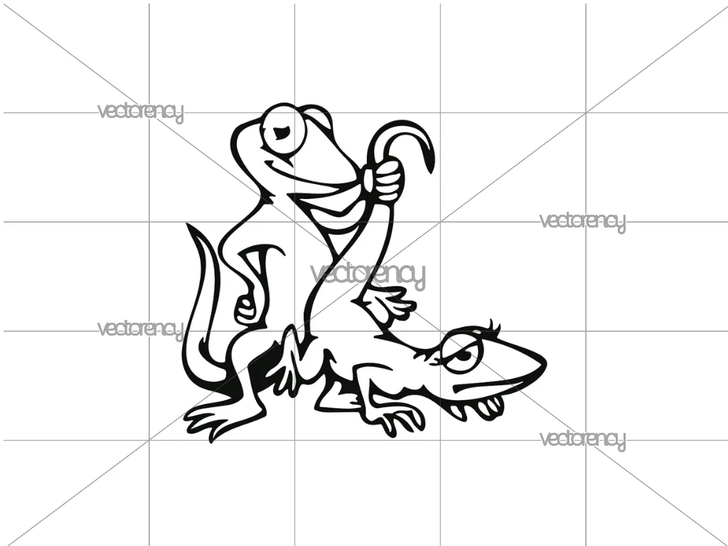 Lizard Gecko SVG Free