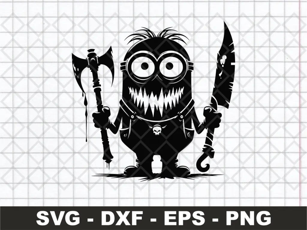 Evil Minion Image SVG PNG Download