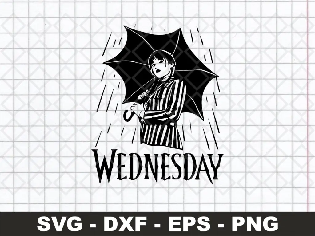 Wednesday Addams SVG Cut Files