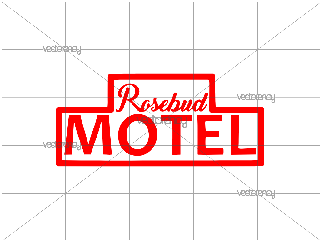 Rosebud Motel Graphic SVG Cricut