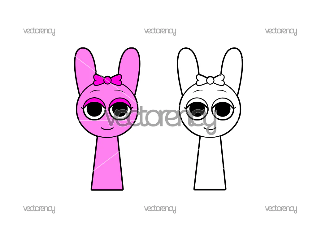 Sprunki Pinki SVG
