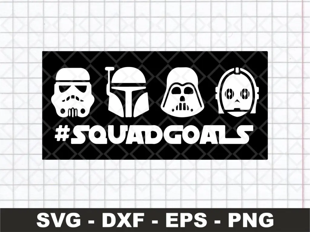 Star Wars Squad Goals SVG