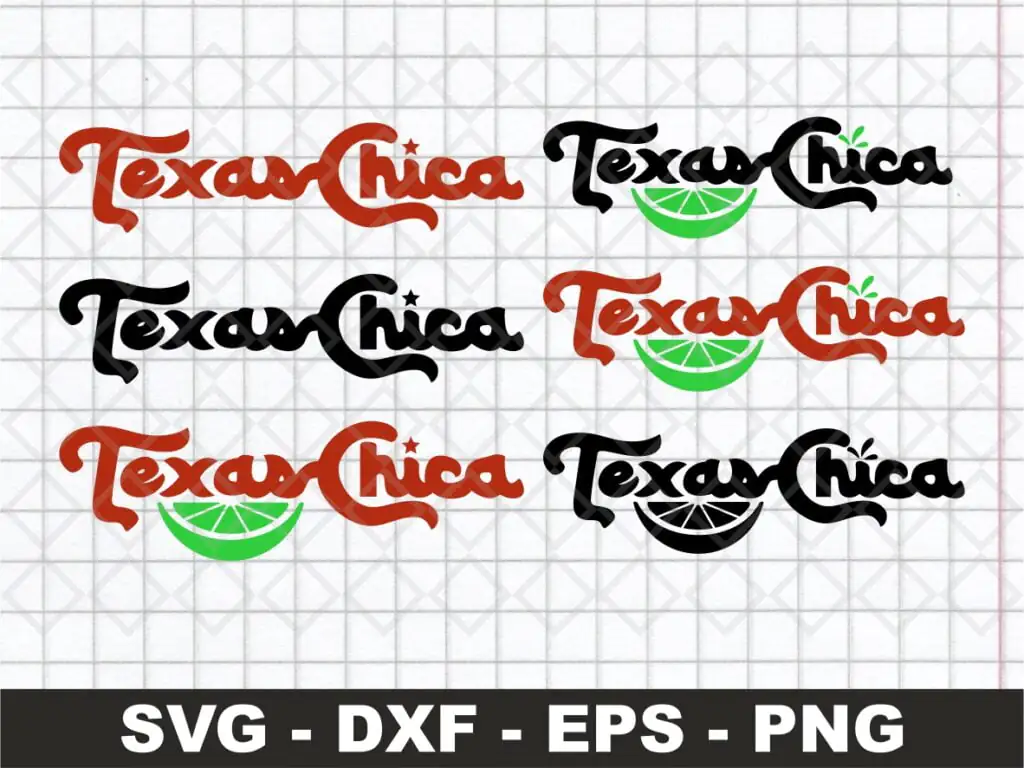 Texas Chica SVG Con Lima Cut File