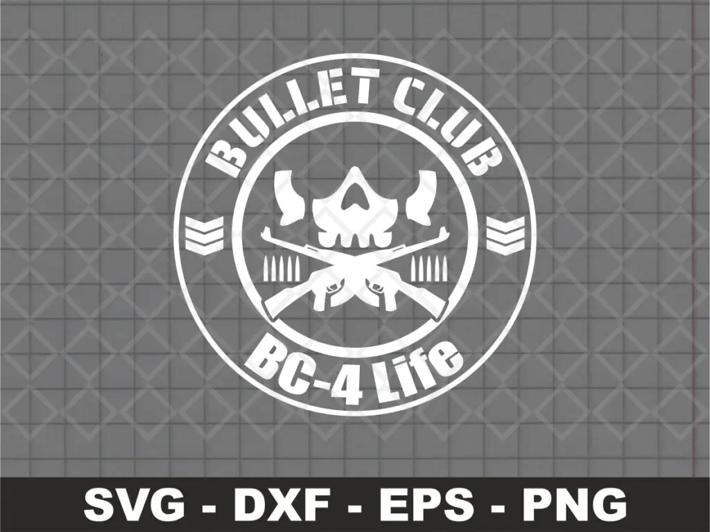 Bullet Club BC-4 Life SVG