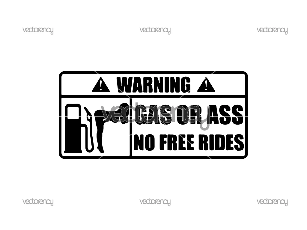 Warning Funny Sign Decal File Design Free