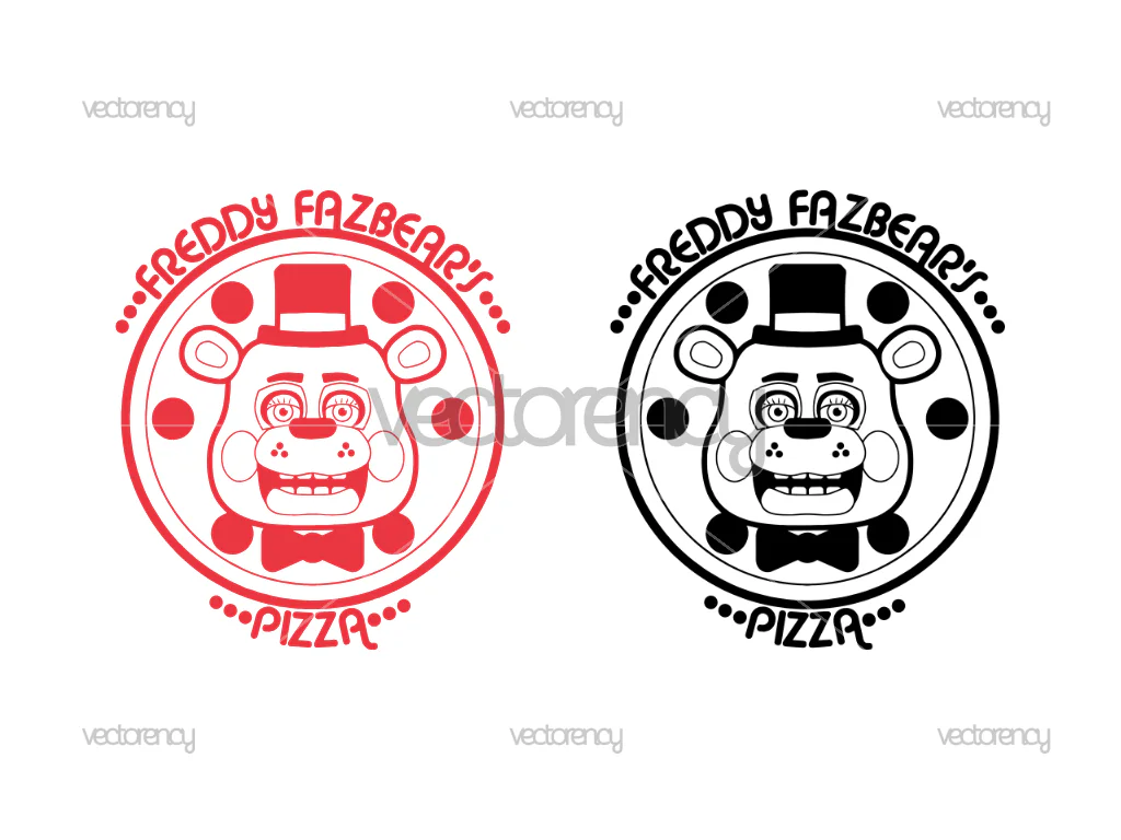 Freddy Fazbear’s Pizza Image Vector  SVG PNG EPS