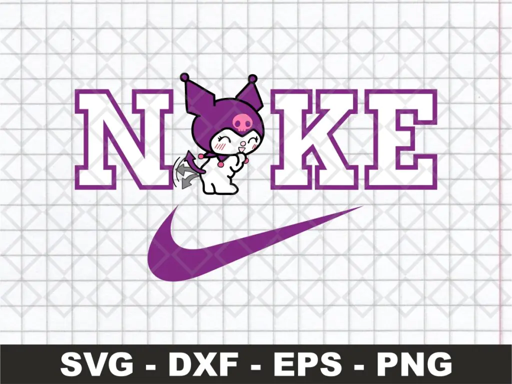 Kuromi Nike SVG