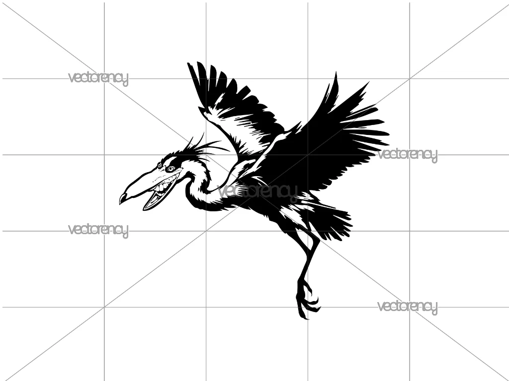 The Boy and The Heron SVG Vector