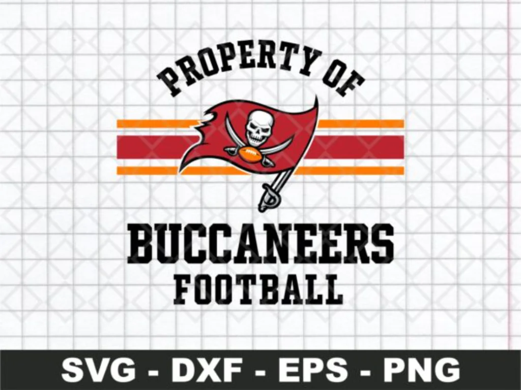 Property of Tampa Bay Buccaneers Football svg cricut design