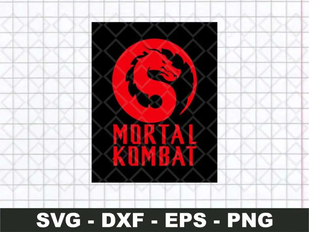 Mortal Kombat Movie Logo SVG