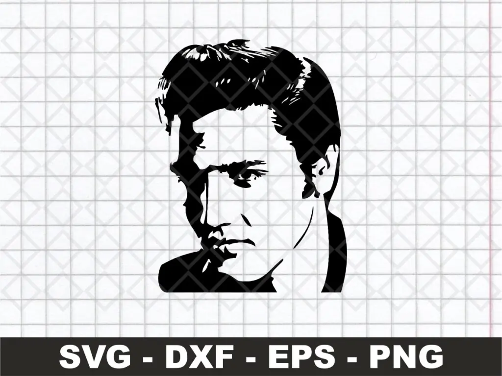 Elvis SVG Cut File, Elvis Silhouette