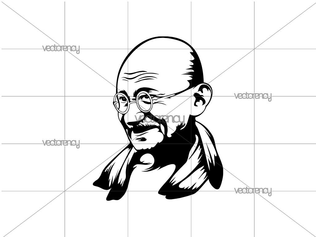 Mahatma Gandhi SVG